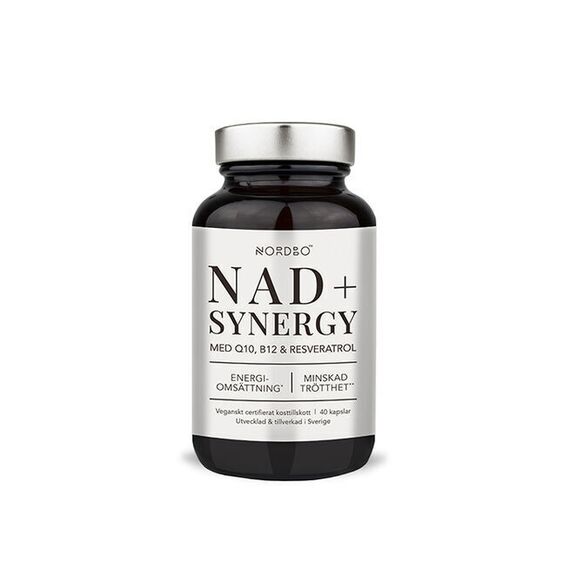 Nordbo Vegan NAD+ Synergy, 40 kap / Health and Personal Care Βιταμίνες & Μεταλλικά Στοιχεία Προσωπική Φροντίδα