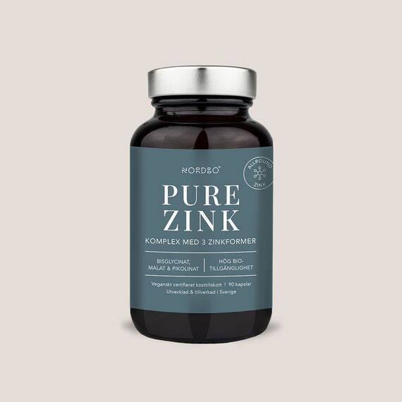 NORDBO - Vegan Pure Zinc - 90 capsules / Health and Personal Care Βιταμίνες & Μεταλλικά Στοιχεία Προσωπική Φροντίδα