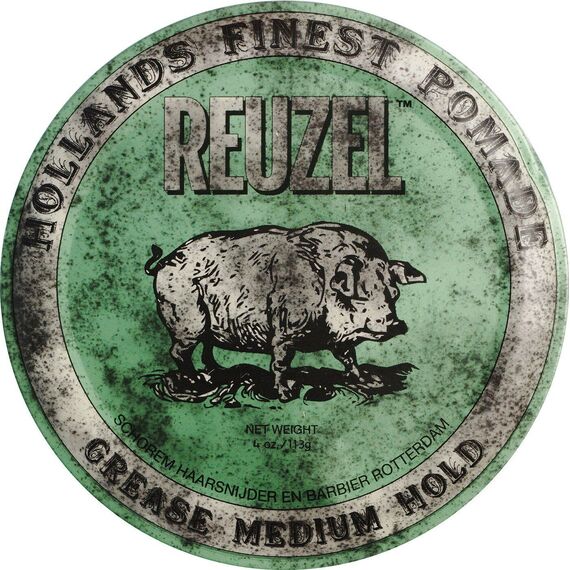 REUZEL - Green Grease Medium Hold Pomade 113 ml / Beauty Styling Ανδρική Περιποίηση