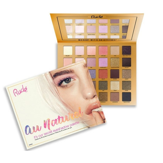 Rude Cosmetics - 30 Eyeshadow Palette - Au Naturel / Beauty Eyes Makeup