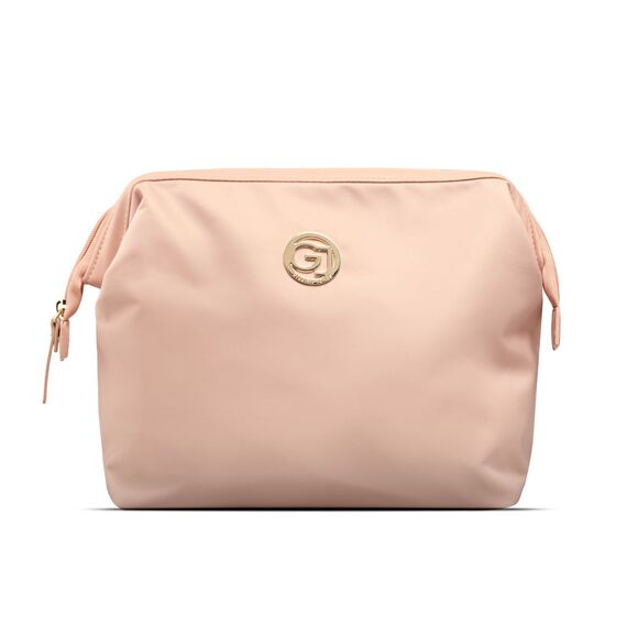 Gillian Jones - Hanger toiletry bag - Pink nylon / Luggage and Travel Gear Αταξινόμητα (Βαλίτσες & Τσάντες) Βαλίτσες & Τσάντες