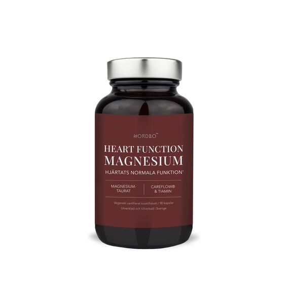 NORDBO - Heart Function Magnesium Vegan 90 Capsules / Health and Personal Care Vitamins & Minerals Personal Care