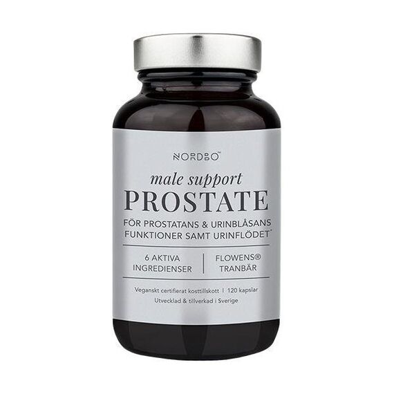 Nordbo Vegan Male Support Prostate, 120 kap / Health and Personal Care Βιταμίνες & Μεταλλικά Στοιχεία Προσωπική Φροντίδα