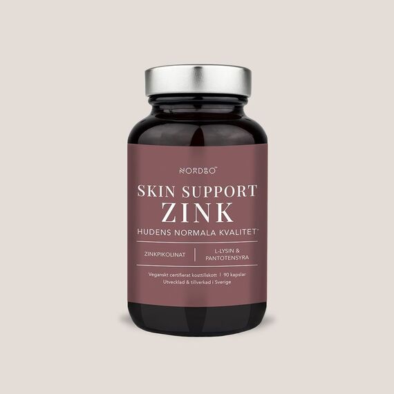 NORDBO - Vegan Skin Support Zinc - 90 capsules / Health and Personal Care Βιταμίνες & Μεταλλικά Στοιχεία Προσωπική Φροντίδα