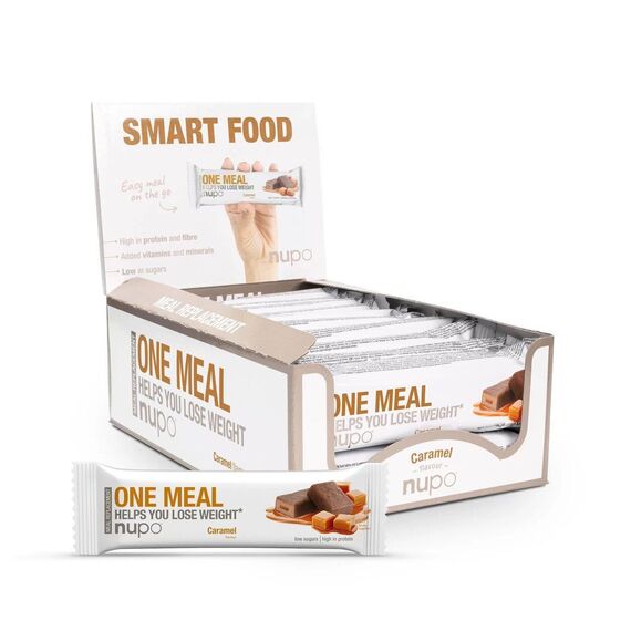 Nupo - One Meal Replacement Bar Caramel 15 x 60 g / Health and Personal Care Δίαιτα & Διατροφή Προσωπική Φροντίδα