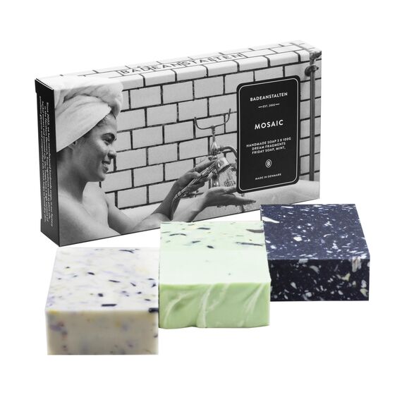 Badeanstalten - Mosaic - 3 soaps, each 100g / Beauty Douche Bath & Body