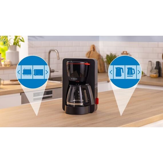 Bosch TKA3M133 coffee maker Semi-auto Drip coffee maker 1.4 L Καφετιέρες Συσκευές