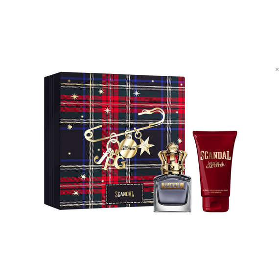 Jean Paul Gaultier  - Scandal Pour Homme  EEDT 100ml + Shower Gel 75ml - Giftset / Beauty Ανδρικά Δώρα Σετ Ανδρική Περιποίηση