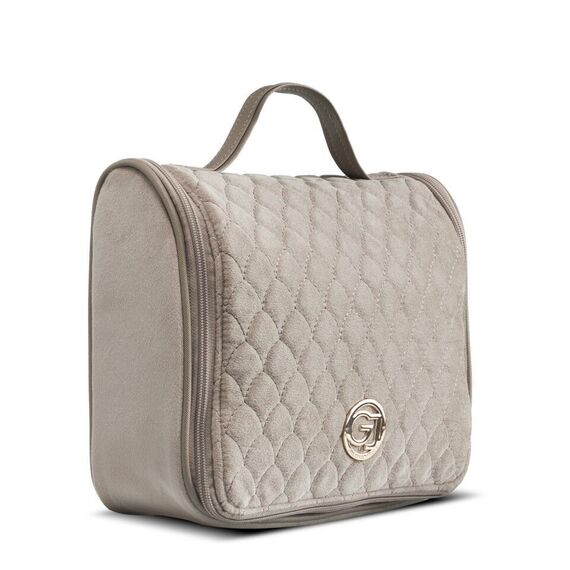 Gillian Jones - Organizer Cosmetic Bag Beige velour / Beauty Αξεσουάρ Ομορφιάς Γυναικεία Περιποίηση