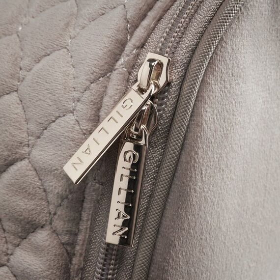 Gillian Jones - Organizer Cosmetic Bag Beige velour / Beauty Αξεσουάρ Ομορφιάς Γυναικεία Περιποίηση