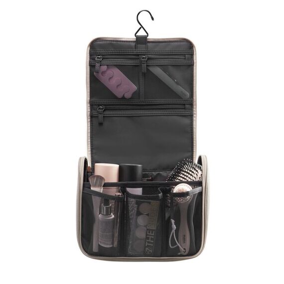 Gillian Jones - Organizer Cosmetic Bag Beige velour / Beauty Αξεσουάρ Ομορφιάς Γυναικεία Περιποίηση