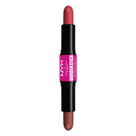 NYX Professional Makeup - Wonder Stick Dual-Ended Cream Blush Stick - Coral N Deep Peach / Beauty Face Makeup
