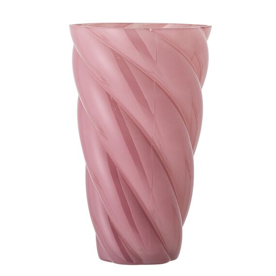 Bloomingville - Callo Glass Vase - Rose - 29 cm / Home and Kitchen Διακόσμηση Σπίτι & Κουζίνα
