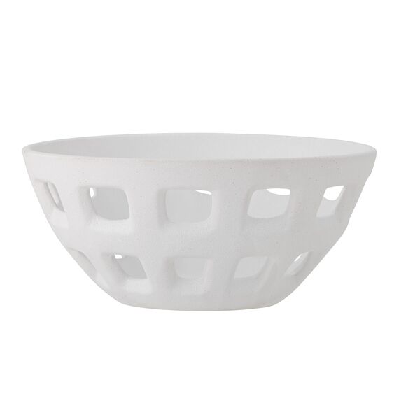 Bloomingville - Foligno Deco Bowl - White / Home and Kitchen Κουζίνα Σπίτι & Κουζίνα