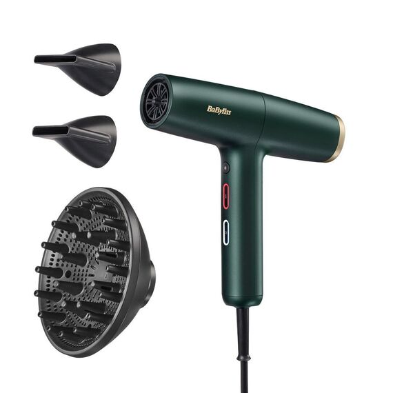BaByliss Air Power Pro hair dryer 1700 W Gold, Green Εργαλεία Μαλλιών Περιποίηση Μαλλιών
