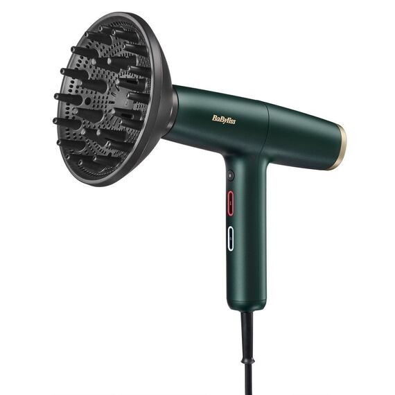 BaByliss Air Power Pro hair dryer 1700 W Gold, Green Εργαλεία Μαλλιών Περιποίηση Μαλλιών