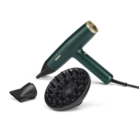 BaByliss Air Power Pro hair dryer 1700 W Gold, Green Εργαλεία Μαλλιών Περιποίηση Μαλλιών