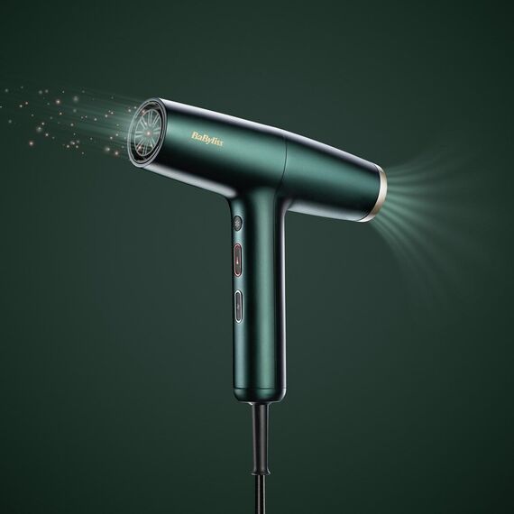 BaByliss Air Power Pro hair dryer 1700 W Gold, Green Εργαλεία Μαλλιών Περιποίηση Μαλλιών