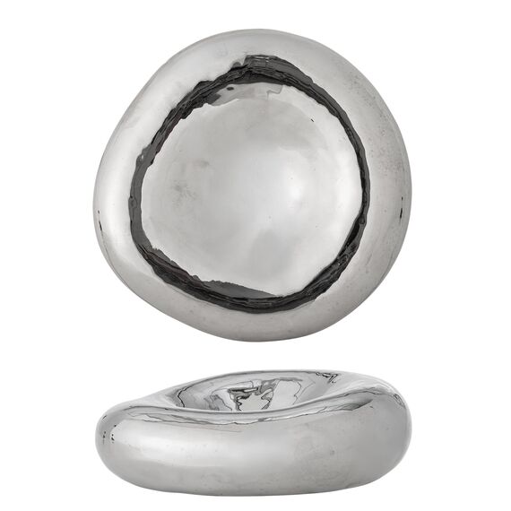 Bloomingville - Shine Bowl - Silver - Stoneware / Home and Kitchen Διακόσμηση Σπίτι & Κουζίνα