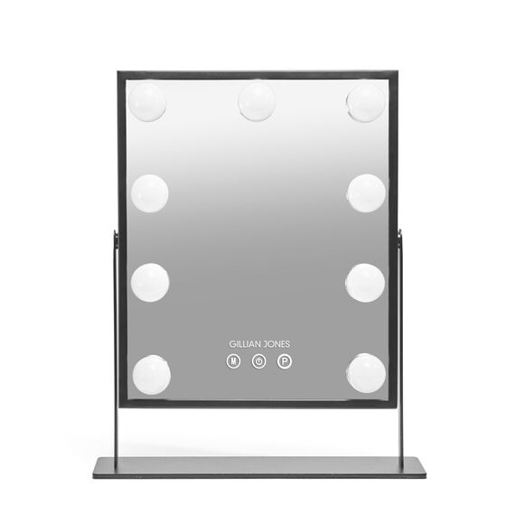 Gillian Jones - Makeup Artist Mirror with 9 powerful LED bulbs - Black / Beauty Αξεσουάρ Ομορφιάς Γυναικεία Περιποίηση
