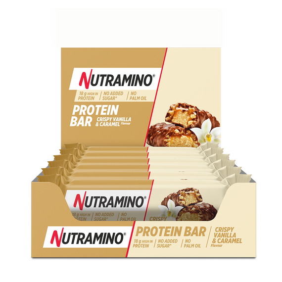 Nutramino - 12x Proteinbar Vanilla Caramel 55g / Health and Personal Care Diet and Nutricion Personal Care