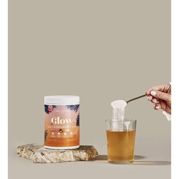 Wellexir - Glow Collagen Passion Fruit Limited Edition 360 ml / Health and Personal Care Βιταμίνες & Μεταλλικά Στοιχεία Προσωπική Φροντίδα