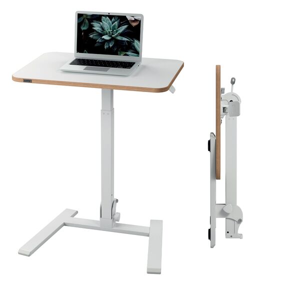 LEITZ - Sit/standing desk Ergo Small foldable white / Home and Kitchen Αταξινόμητα (Σπίτι & Κουζίνα) Σπίτι & Κουζίνα