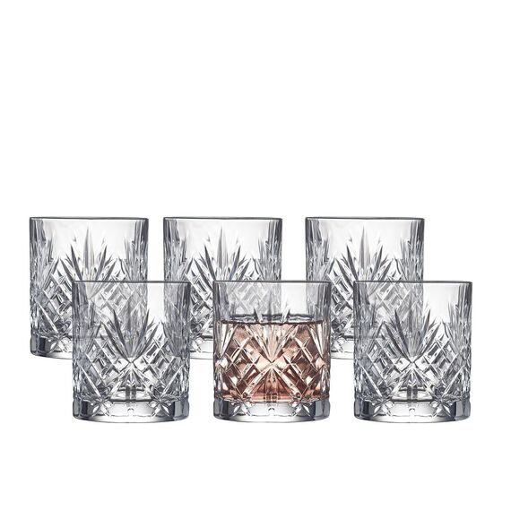 Lyngby Glas - Crystal Melodia Water Glass - 23 cl - Set of 6 / Home and Kitchen Κουζίνα Σπίτι & Κουζίνα