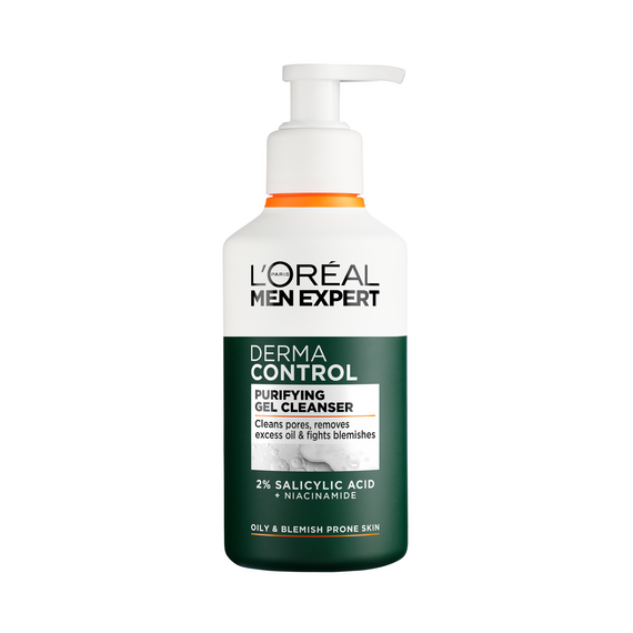 L'Oréal Professionnel - Men Expert Derma Control Purifying Gel Cleanser for sensitive skin - 260 ml / Beauty Πρόσωπο Περιποίηση Προσώπου
