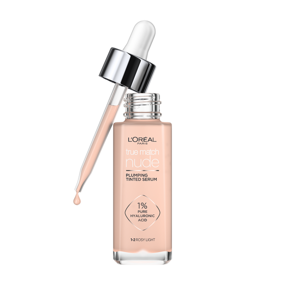 L'Oréal Professionnel - True Match Nude Plumping Tinted Serum - 1-2 Rosy Light - 30 ml / Beauty Face Face Care