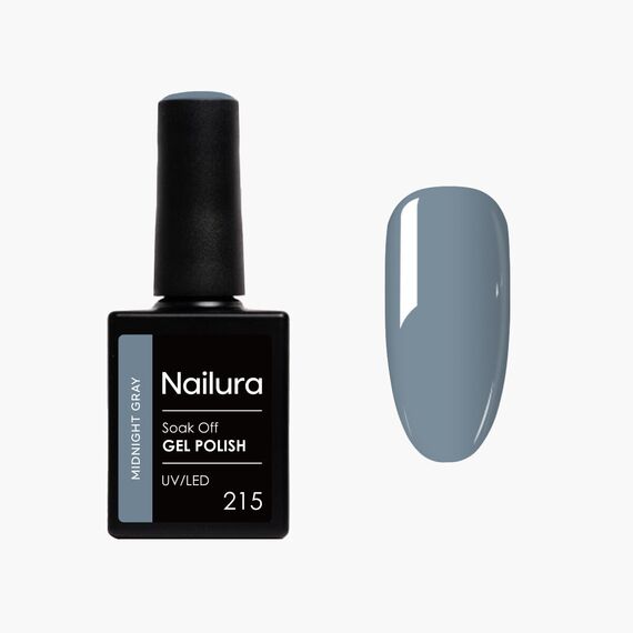 Nailura - Gel Polish 215 - Midnight Gray - 10 ml / Beauty Νύχια Μακιγιάζ