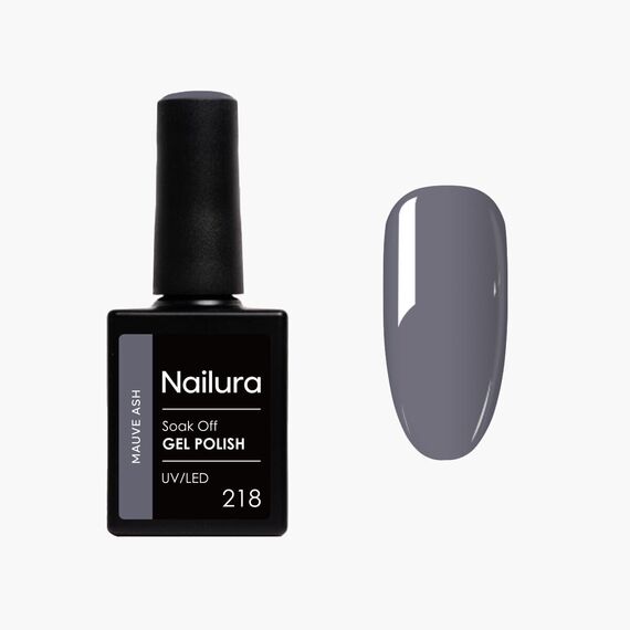 Nailura - Gel Polish 218 - Mauve Ash - 10 ml / Beauty Nails Makeup