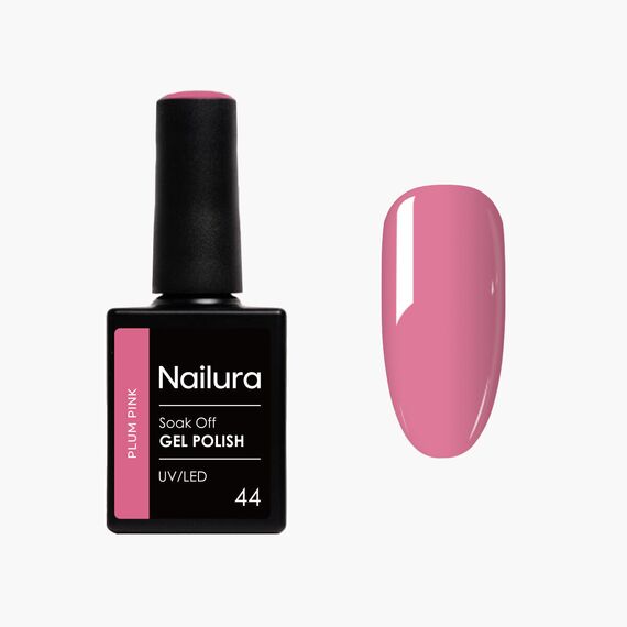 Nailura - Gel Polish 44 - Plum Pink - 10 ml / Beauty Nails Makeup