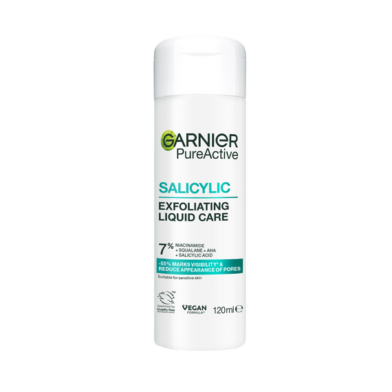 Garnier - PureActive Salicylic Exfoliating Liquid Care for impure skin - 120 ml / Beauty Face Face Care