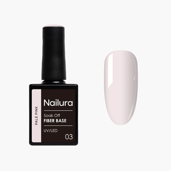 Nailura - Fiber Base - Pale Pink - 10 ml / Beauty Nails Makeup