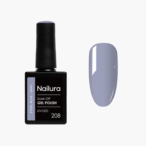Nailura - Gel Polish 208 - Steel Blue Grey - 10 ml / Beauty Νύχια Μακιγιάζ