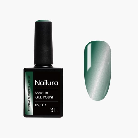 Nailura - Gel Polish 311 - Emerald Green Blue - 10 ml / Beauty Νύχια Μακιγιάζ