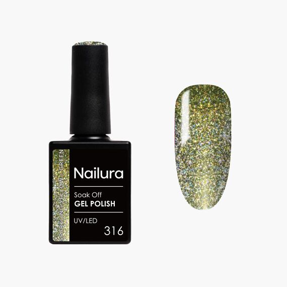 Nailura - Gel Polish 316 - Sparkling Yellow Green - 10 ml / Beauty Νύχια Μακιγιάζ