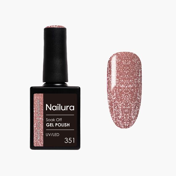 Nailura - Gel Polish 351 - Taupe Gold Shimmer / Beauty Νύχια Μακιγιάζ
