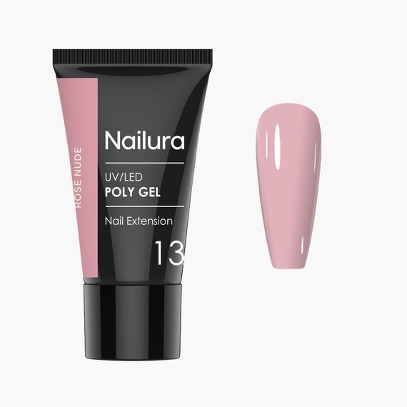 Nailura - Poly Gel 13 - Rose Nude - 30 ml / Beauty Νύχια Μακιγιάζ