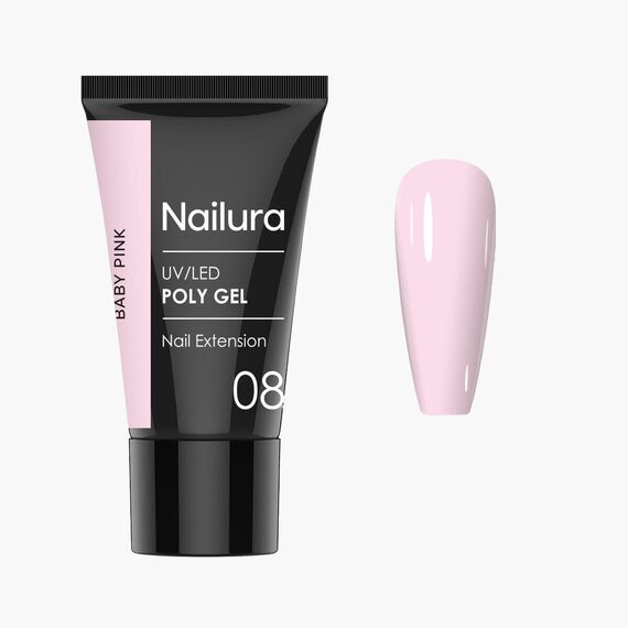 Nailura - Poly Gel 8 - Baby Pink - 30 ml / Beauty Nails Makeup