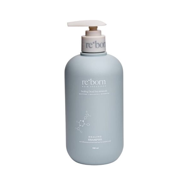 ReBorn - Healing Black Mud Shampoo - Black - 500 ml / Beauty Shampoo Hair Care