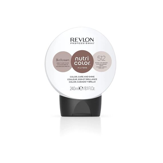 Revlon - Nutri Color Filters 240 ml - 512 Pearly Ash Brown / Beauty Βαφές Μαλλιών Περιποίηση Μαλλιών