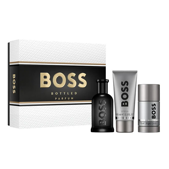 Hugo Boss - Bottled Parfum EDP 100 ml + Showergel 100 ml + Deostick 75 ml - Giftset / Beauty Ανδρικά Δώρα Σετ Ανδρική Περιποίηση