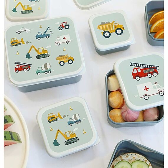 A little lovely company - Lunch & Snack Box Set - Vehicles / Home and Kitchen Kitchen Home & Kitchen