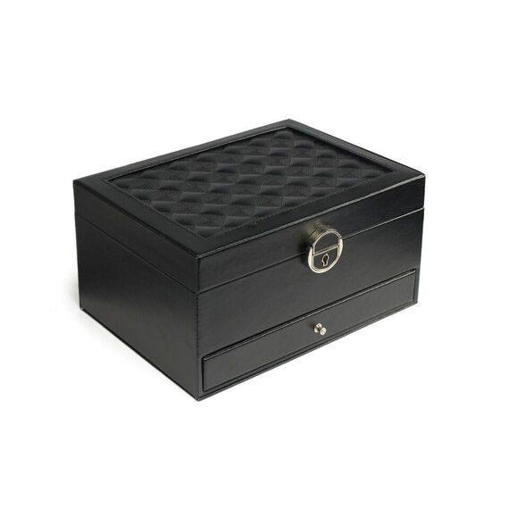 Gillian Jones - Large classic jewelry box - Black - Large / Home and Kitchen Αποθήκευση Σπίτι & Κουζίνα
