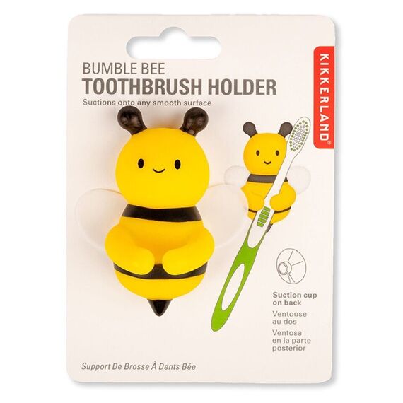 Kikkerland - Bumble Bee Toothbrush Holder - 5.5 cm x 6.75 cm x 3.25 cm / Home and Kitchen Αταξινόμητα (Σπίτι & Κουζίνα) Σπίτι & Κουζίνα