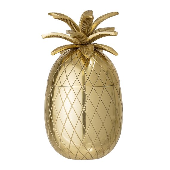 Bloomingville - Yuichi Pineapple Ice Bucket 13x24 cm - Gold / Home and Kitchen Διακόσμηση Σπίτι & Κουζίνα