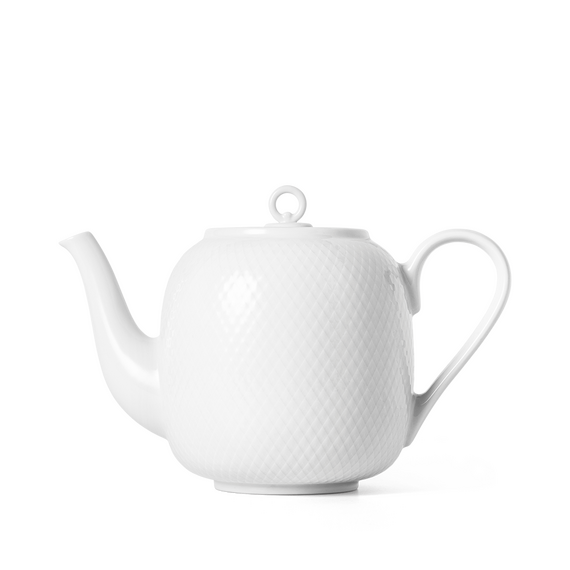 Lyngby Porcelæn - Rhombe Tea Pot 1.9 L - White / Home and Kitchen Κουζίνα Σπίτι & Κουζίνα