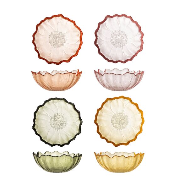 Bloomingville - Kana Bowl - Multi - Glass / Home and Kitchen Kitchen Home & Kitchen
